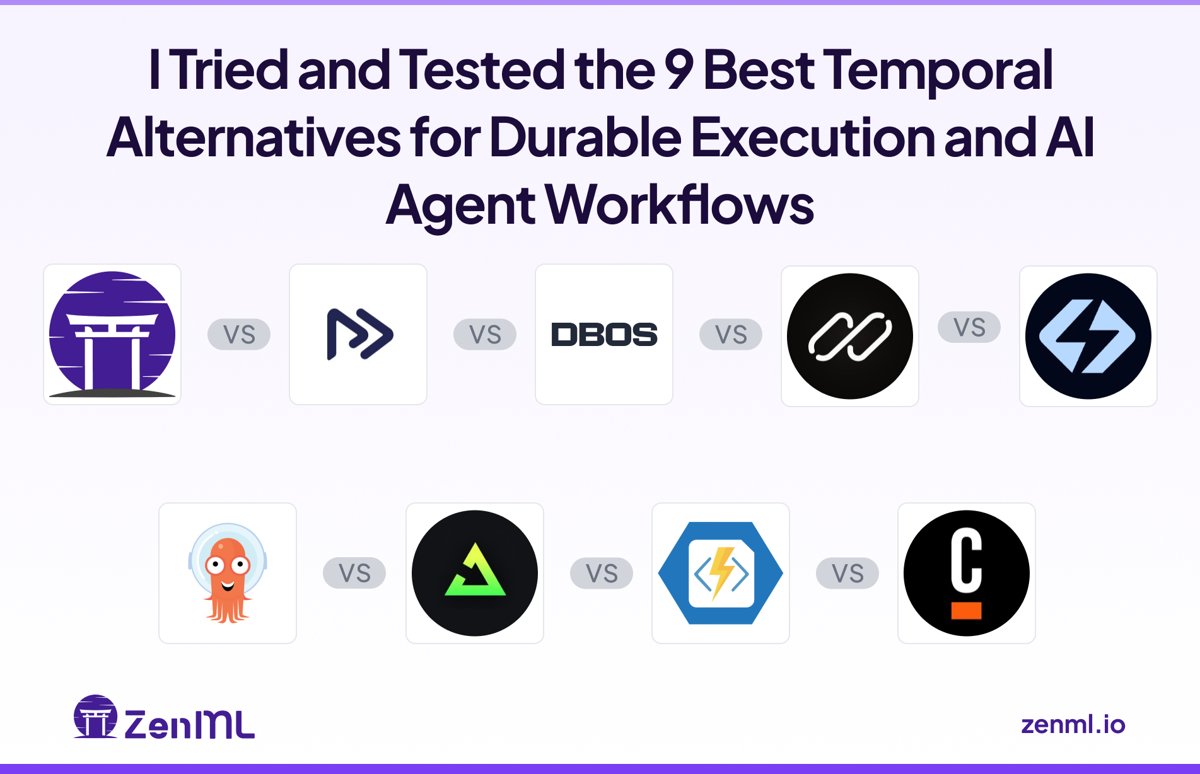 Tempnet Alternatives Temporal Alternatives: 9 Best for Durable Execution - ZenML Blog