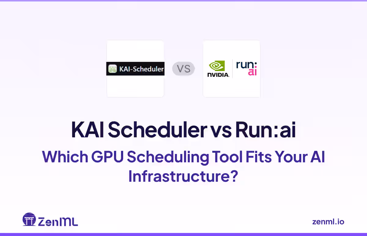 KAI Scheduler vs Run:ai comparison - Which GPU Scheduling Tool Fits Your AI Infrastructure?