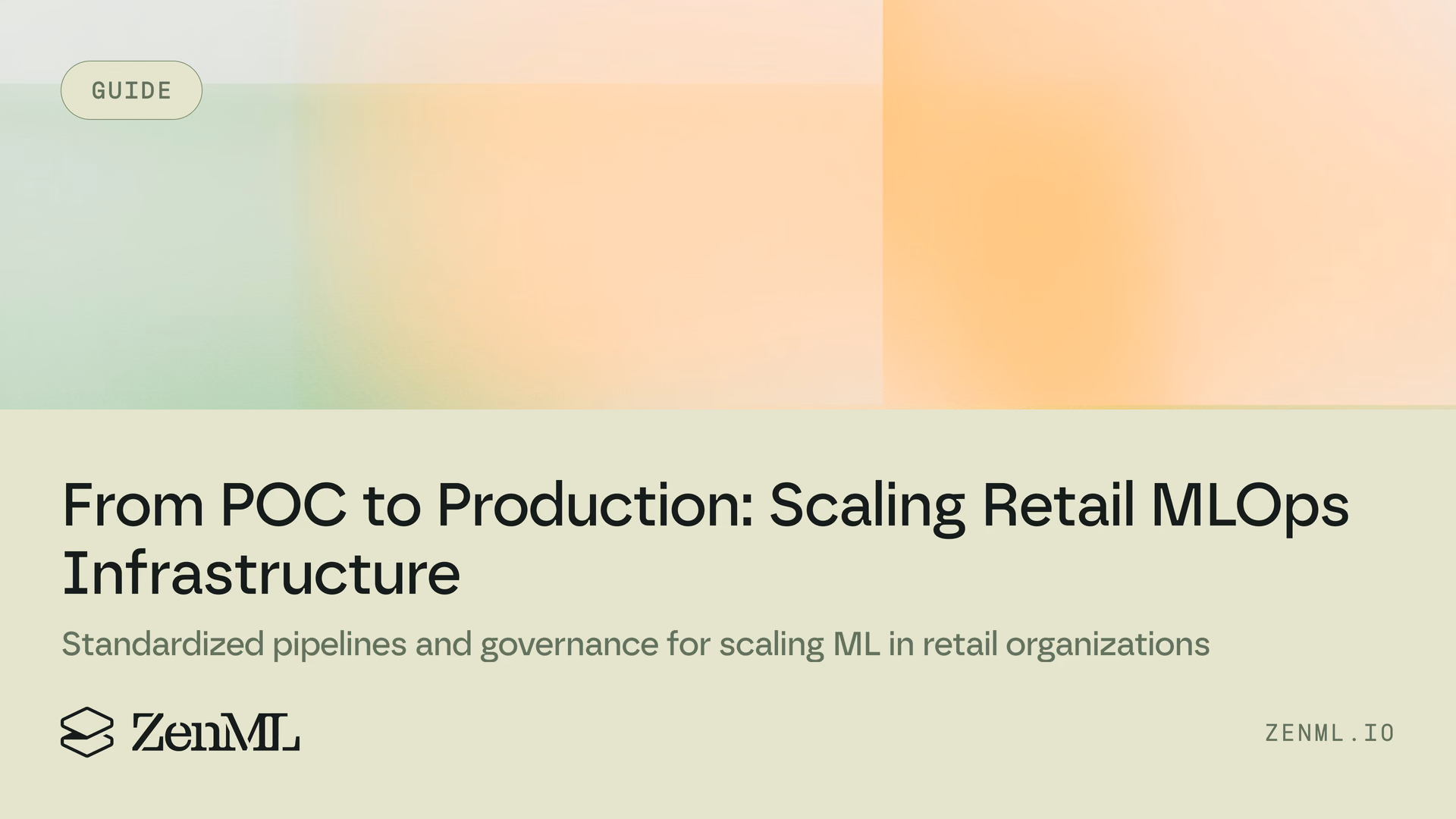 From POC to Production: A Guide to Scaling Retail MLOps Infrastructure