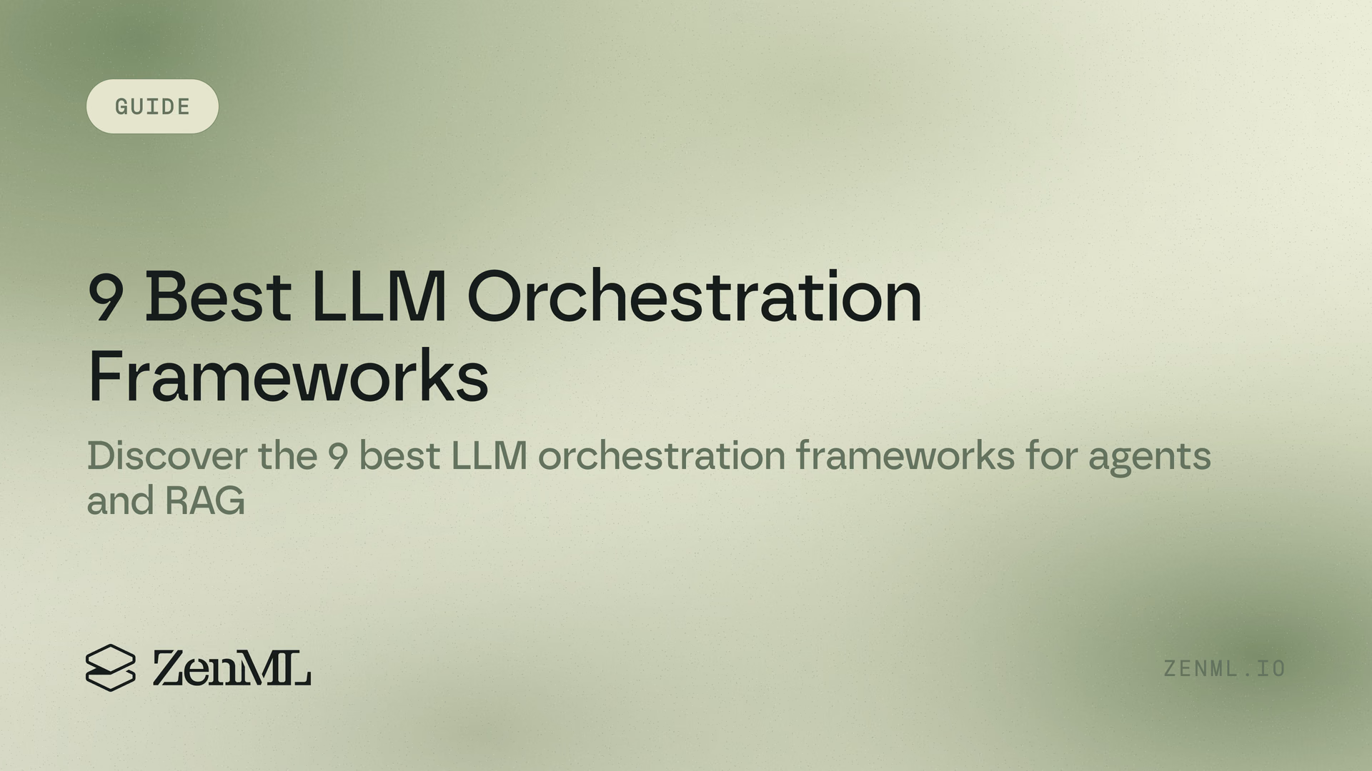 9 Best LLM Orchestration Frameworks for Agents and RAG