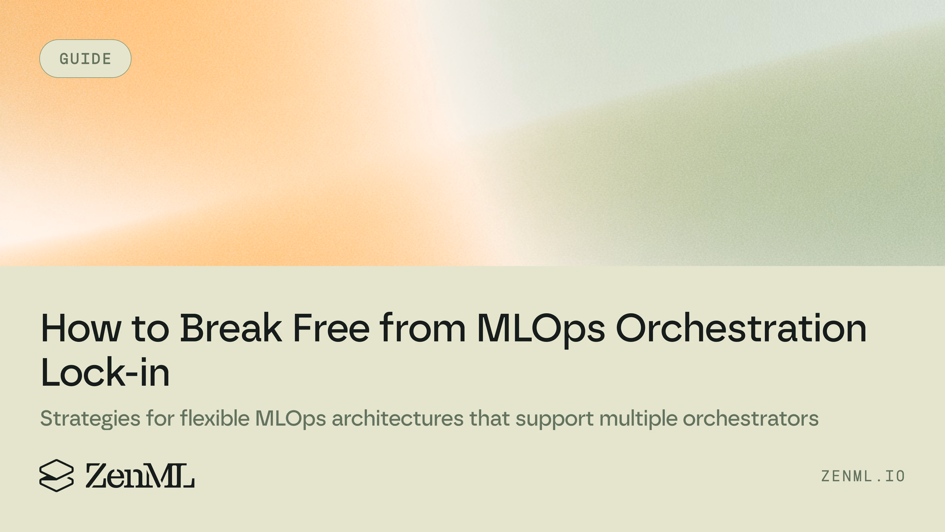 How to Break Free from MLOps Orchestration Lock-in: A Technical Guide