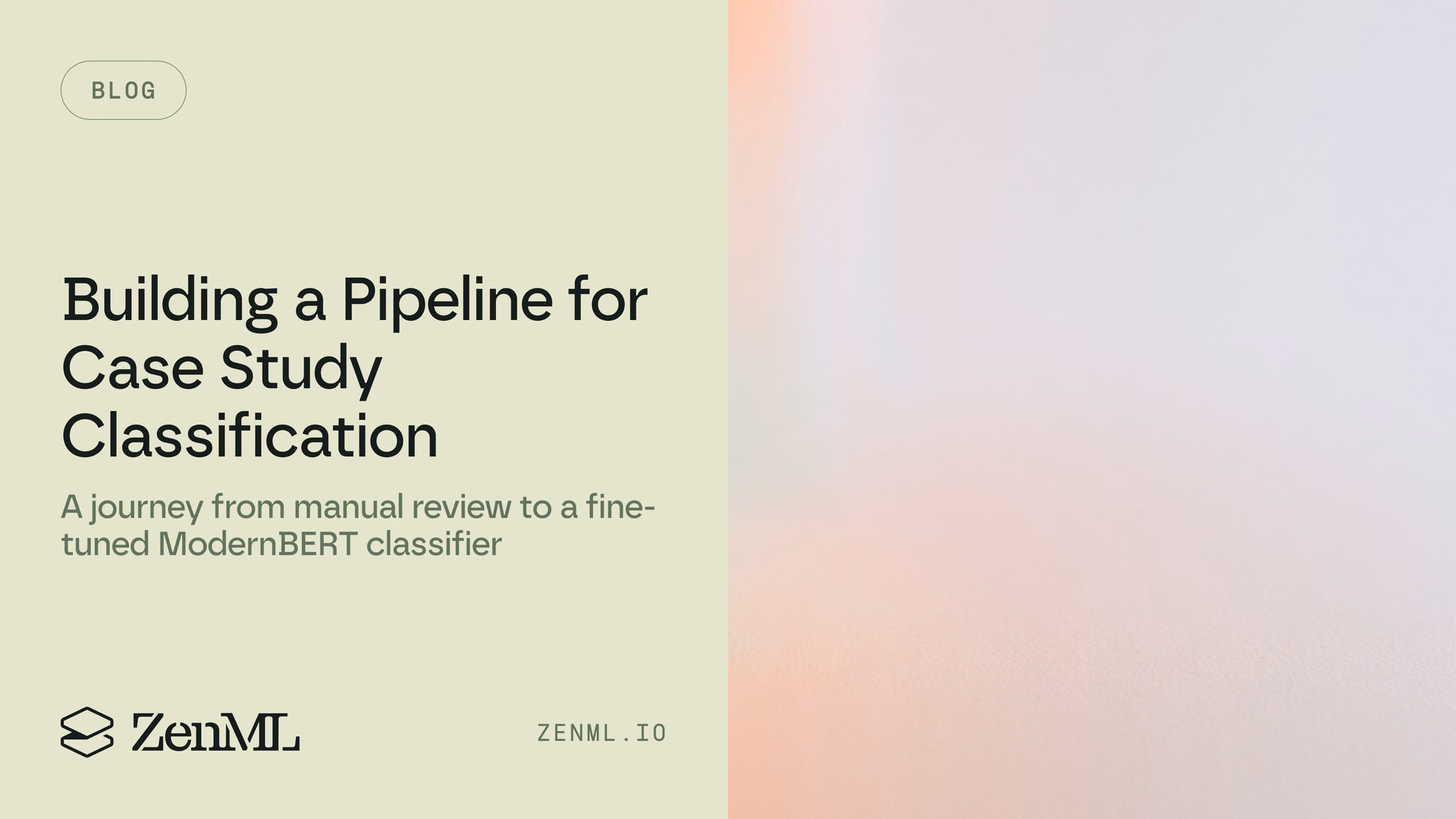 Building a Pipeline for Automating Case Study Classification