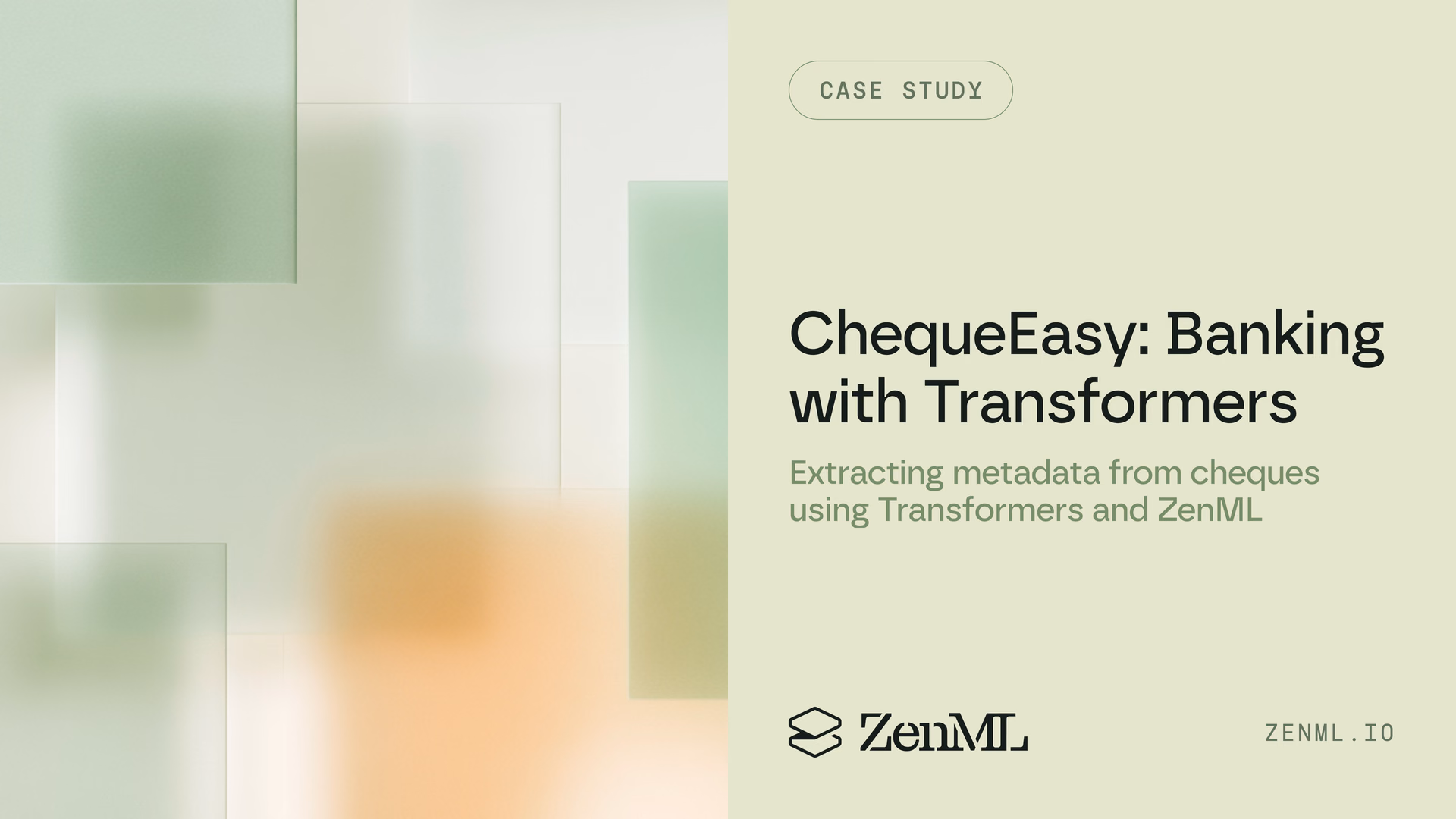 ChequeEasy: Banking with Transformers