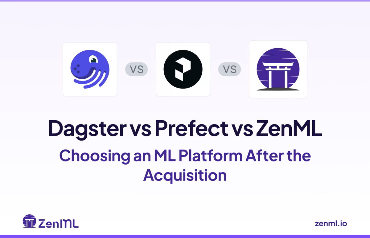 Dagster vs Prefect vs ZenML: choosing an ML platform after the acquisition