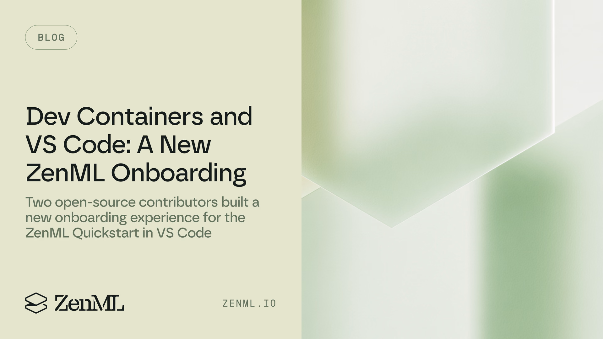 Dev Containers + a VSCode Extension = A New Onboarding Experience for ZenML