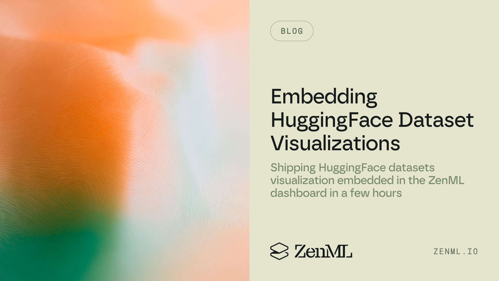 🤗 Embedding HuggingFace datasets visualizations with ZenML