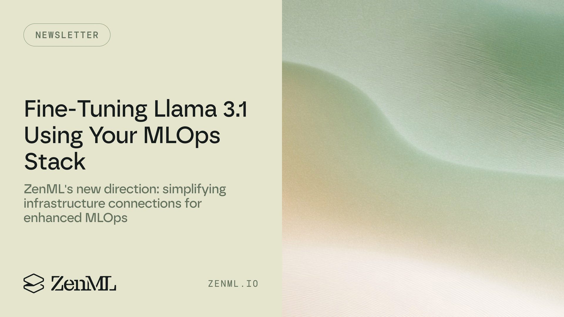 Newsletter Edition #6 - Fine-tuning LLama 3.1 using your MLOps stack