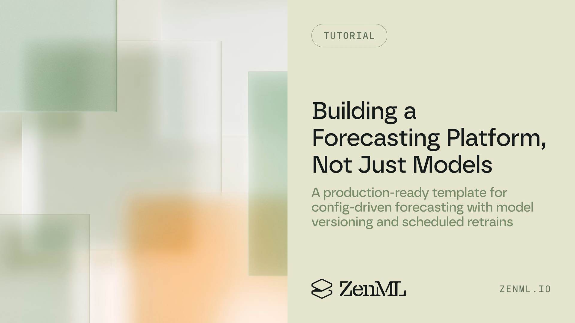 Building a Forecasting Platform, Not Just Models