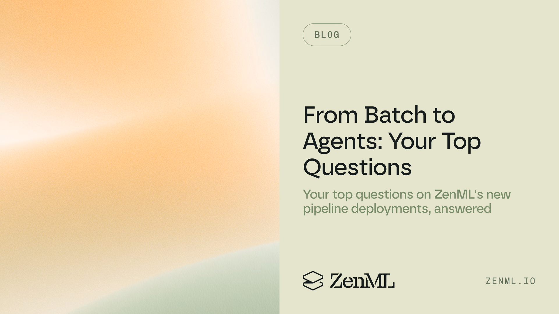 From Batch to Agents: Your Top Questions on ZenML's New Pipeline Deployments