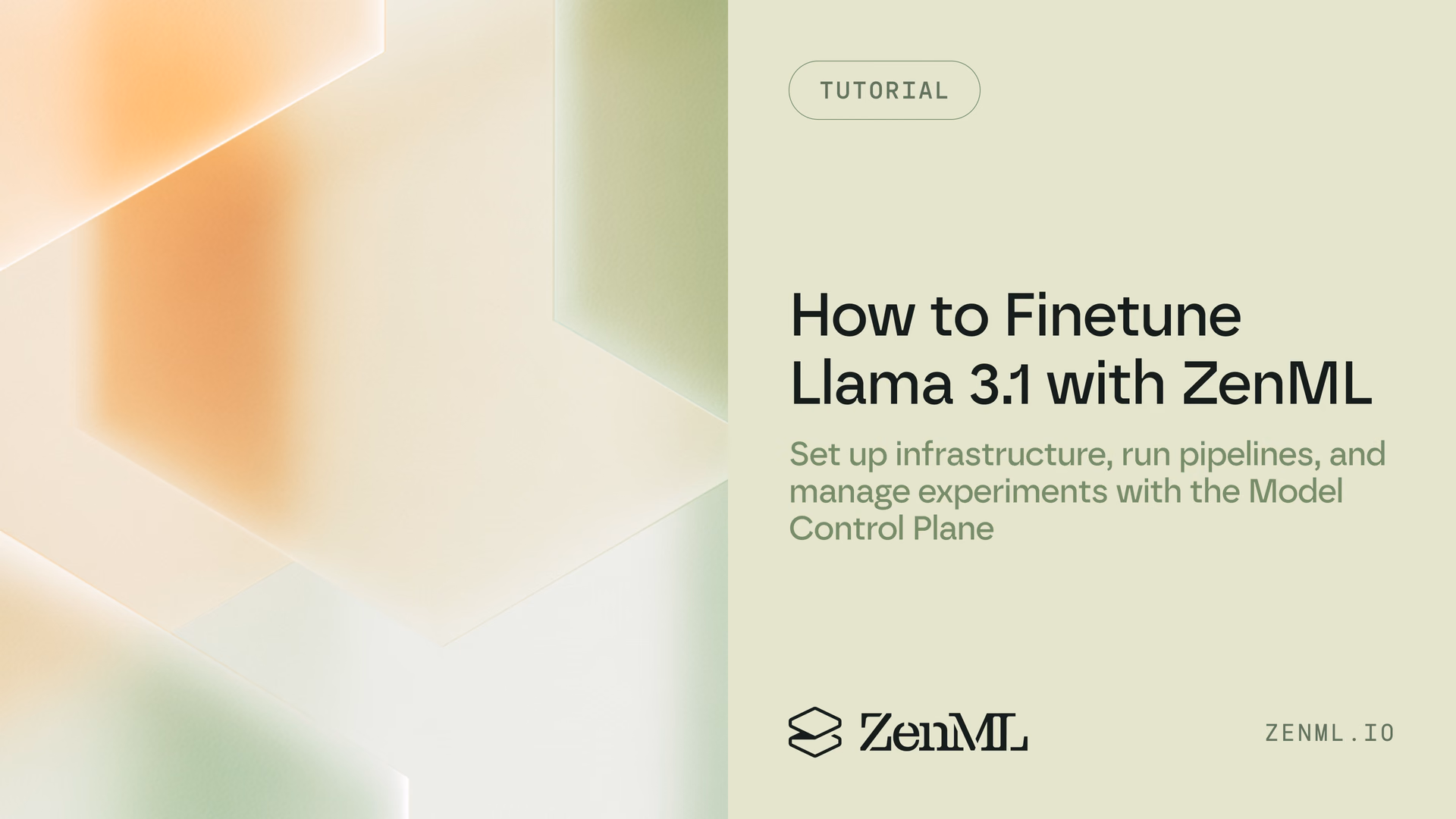 How to Finetune Llama 3.1 with ZenML