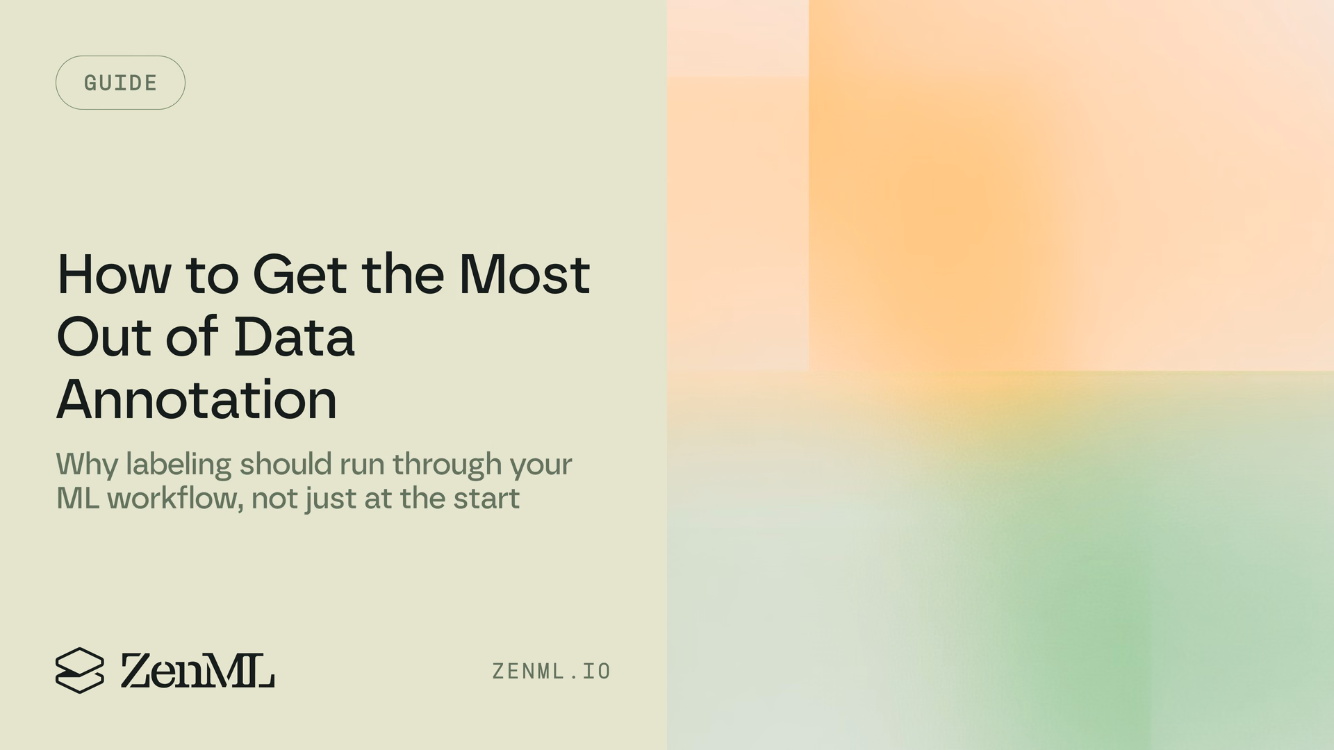 How to get the most out of data annotation