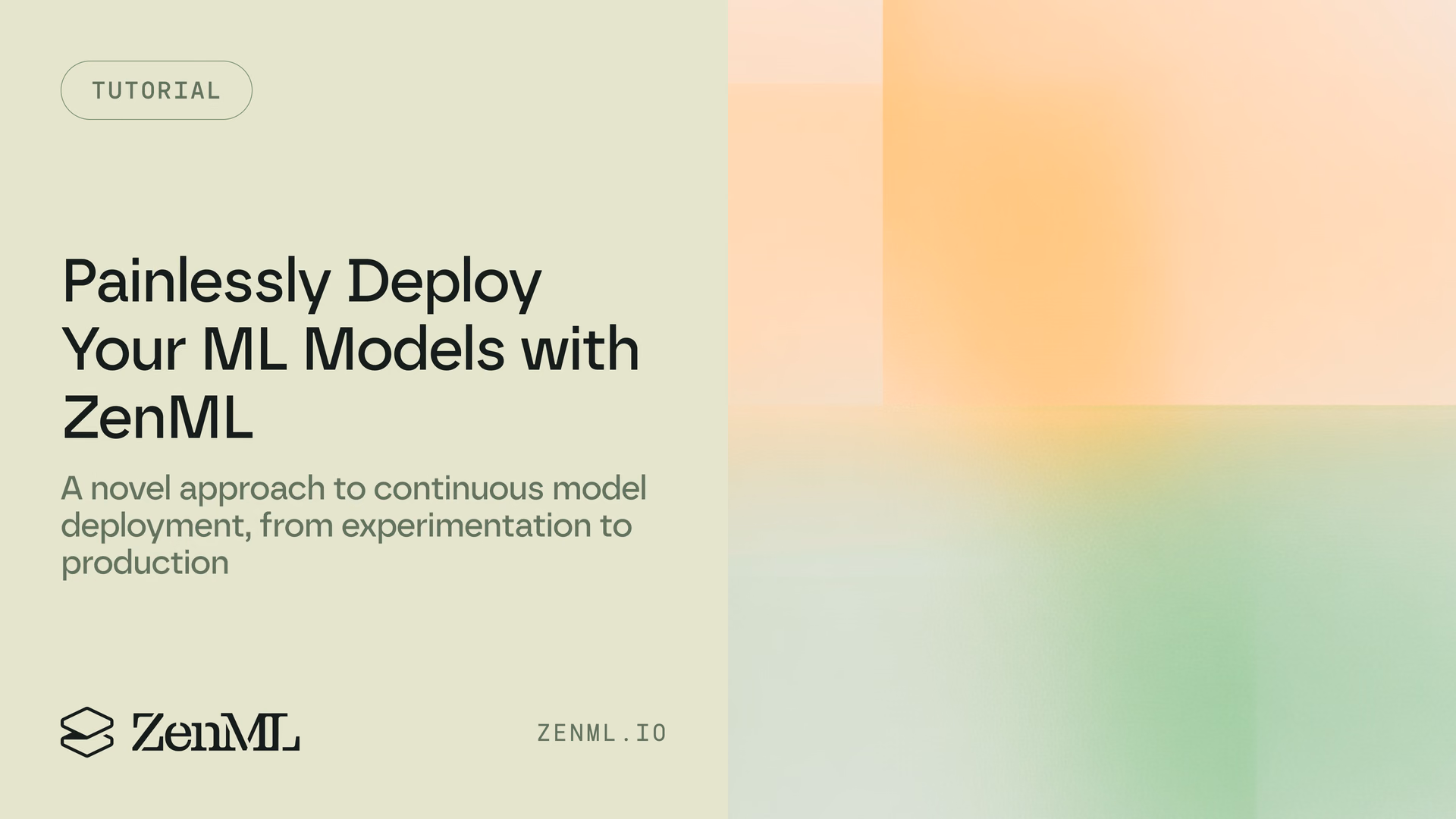How to painlessly deploy your ML models with ZenML