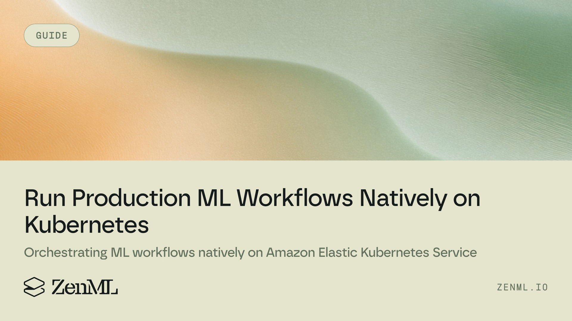 How to run production ML workflows natively on Kubernetes