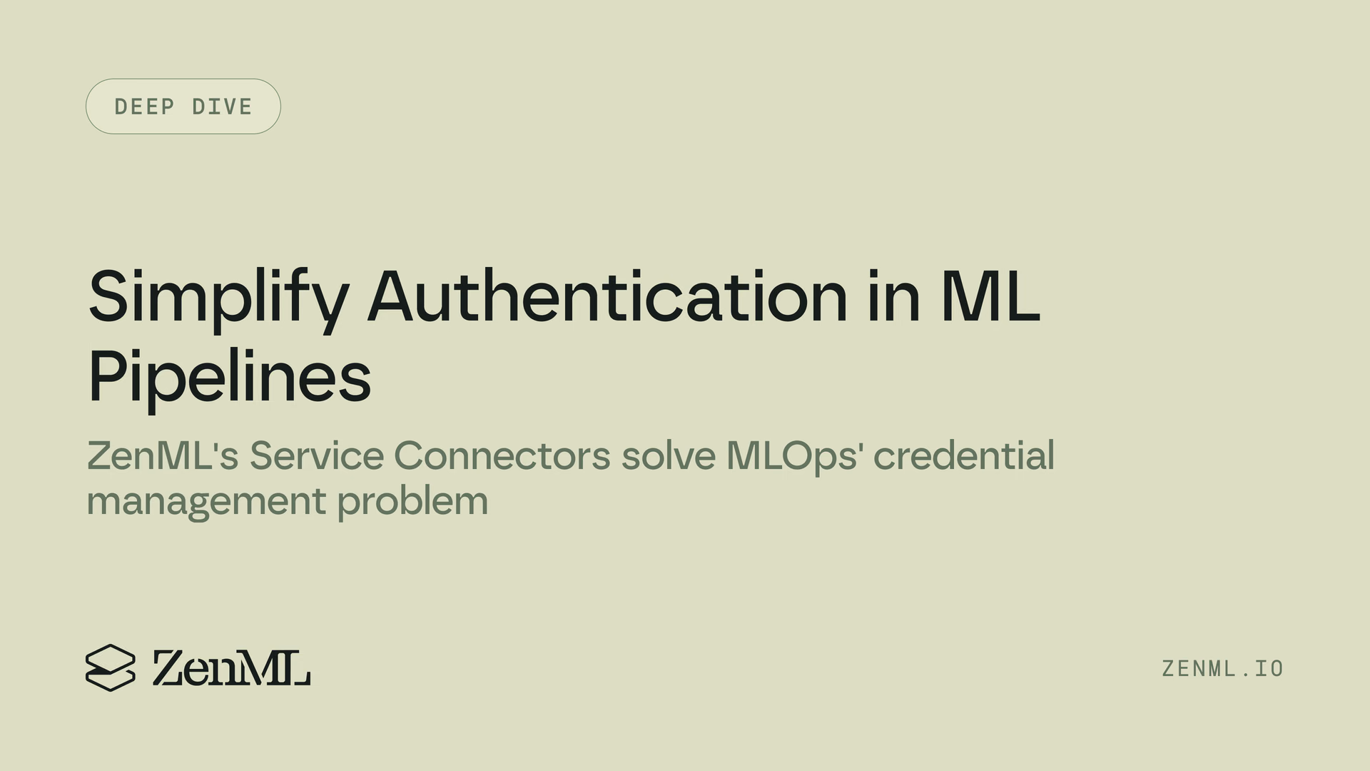 How to Simplify Authentication in Machine Learning Pipelines (Without Compromising Security)