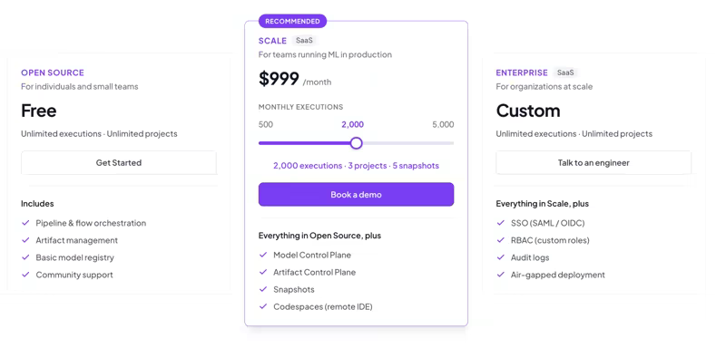Kitaru and ZenML Pro pricing