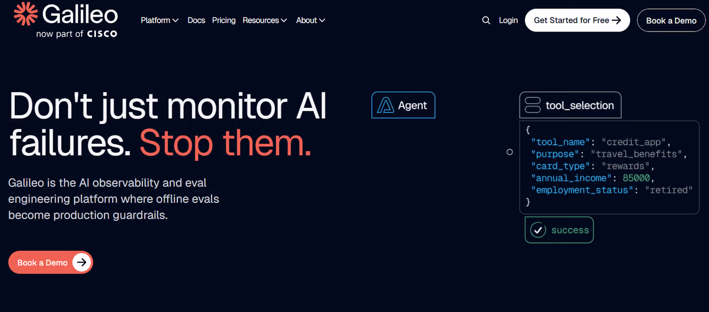Galileo product page