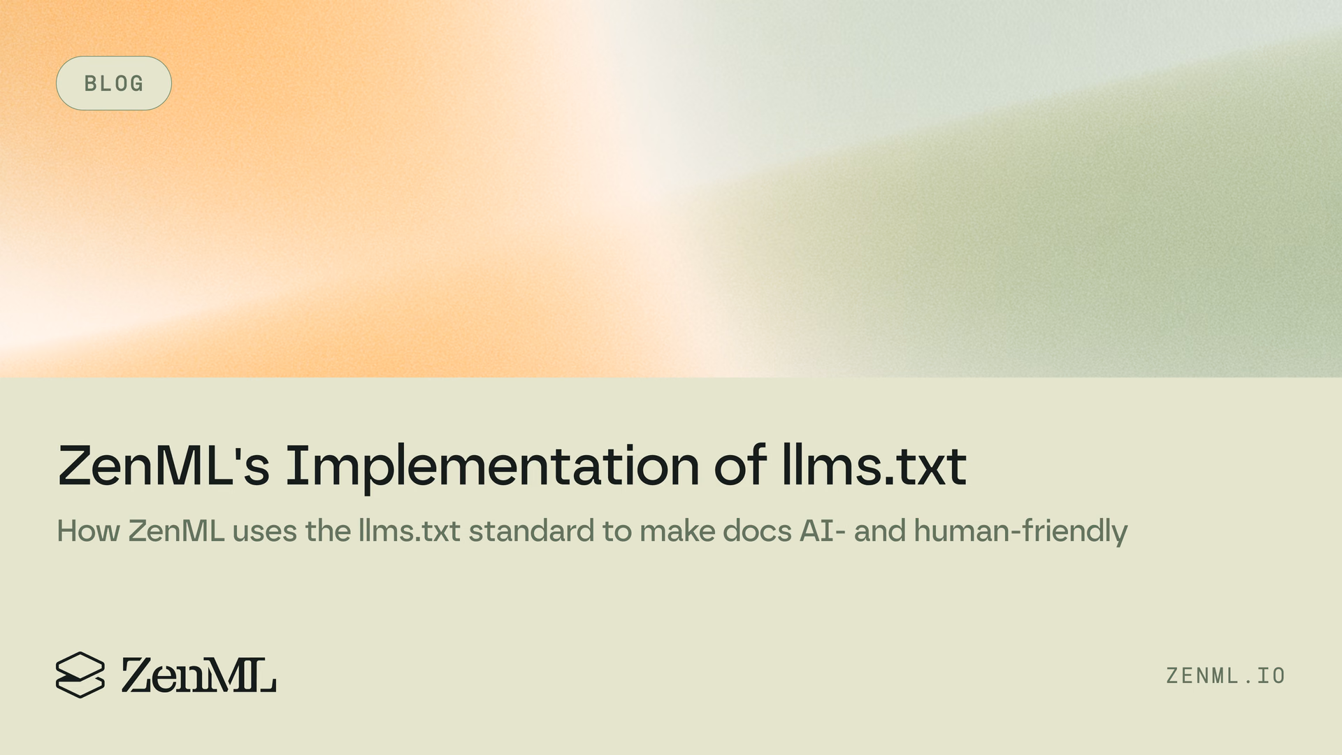 Making ML Documentation AI-Friendly: ZenML's Implementation of llms.txt