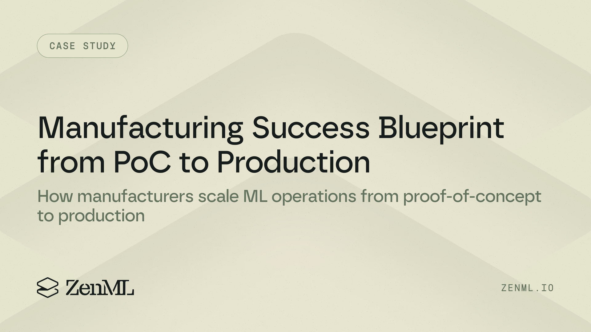 Streamlining MLOps: A Manufacturing Success Blueprint from PoC to Production