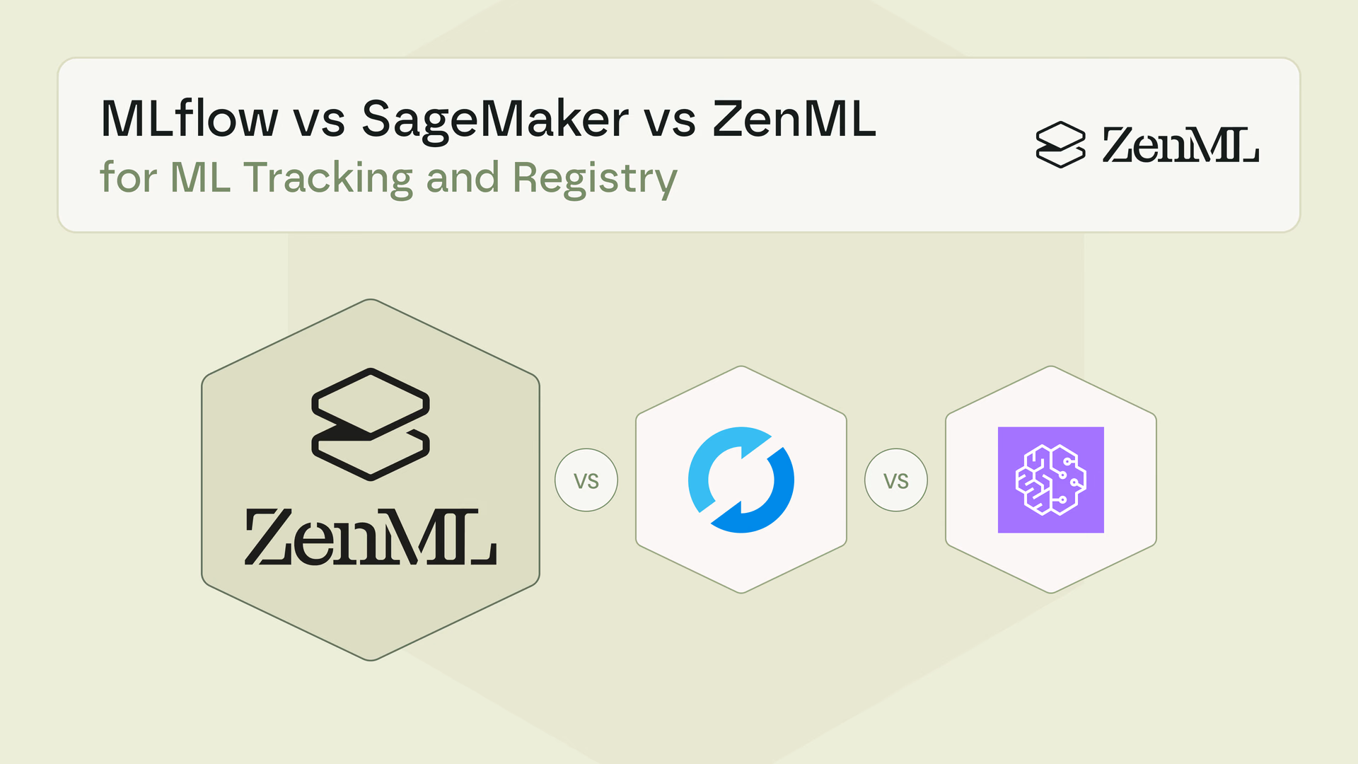 MLflow vs SageMaker vs ZenML: A Side-by-Side Features Comparison