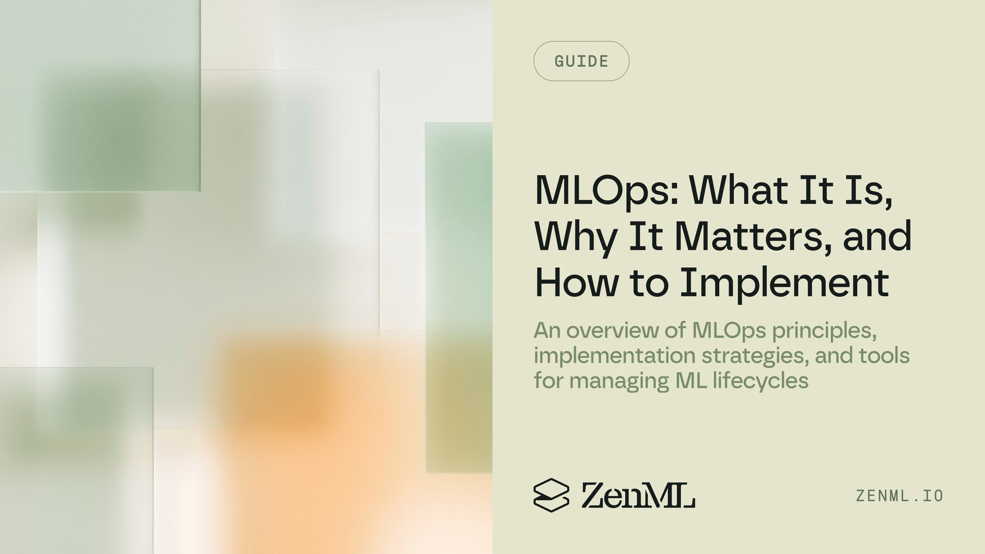 MLOps: What It Is, Why It Matters, and How to Implement It
