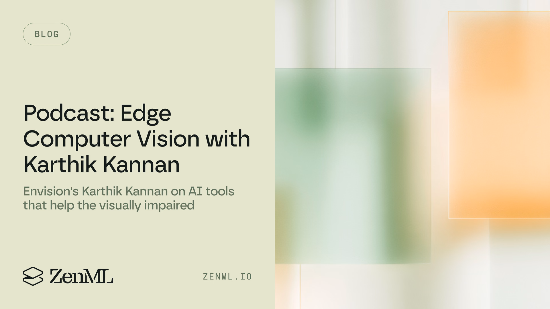 Podcast: Edge Computer Vision with Karthik Kannan