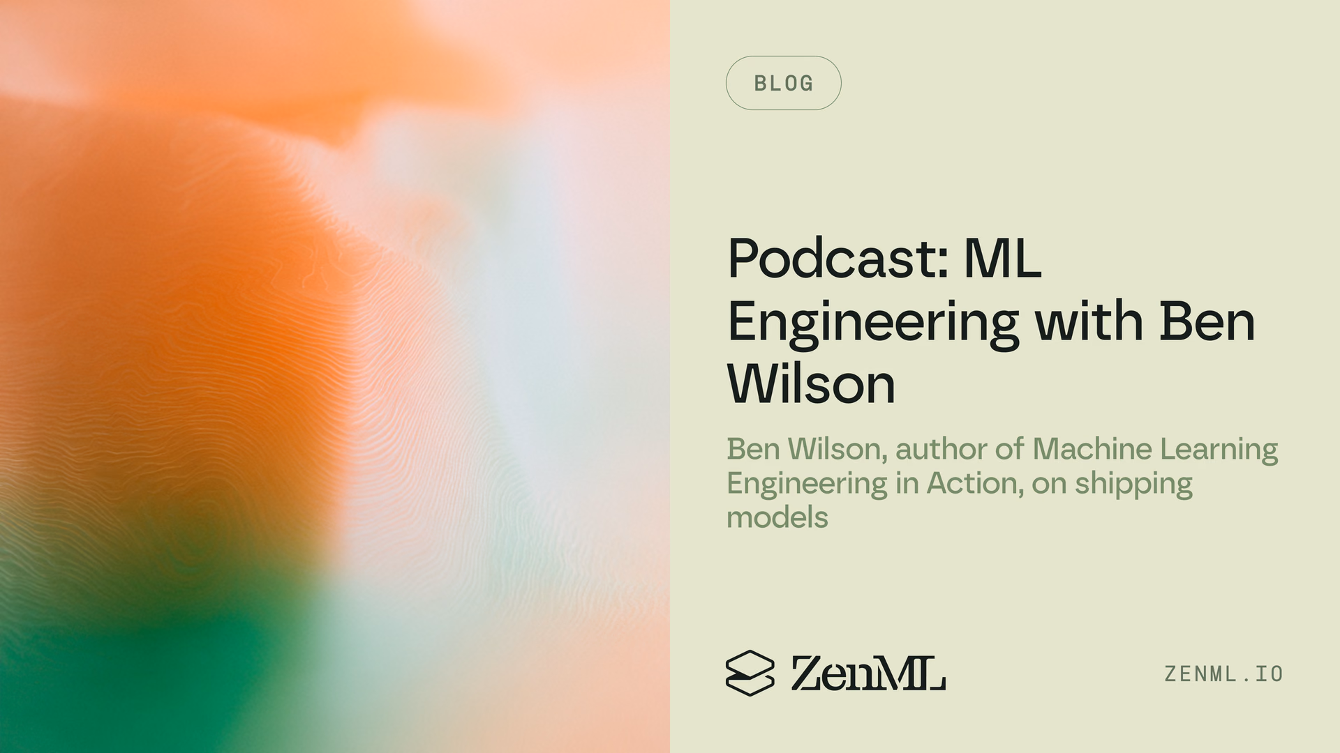 Podcast: ML Engineering with Ben Wilson