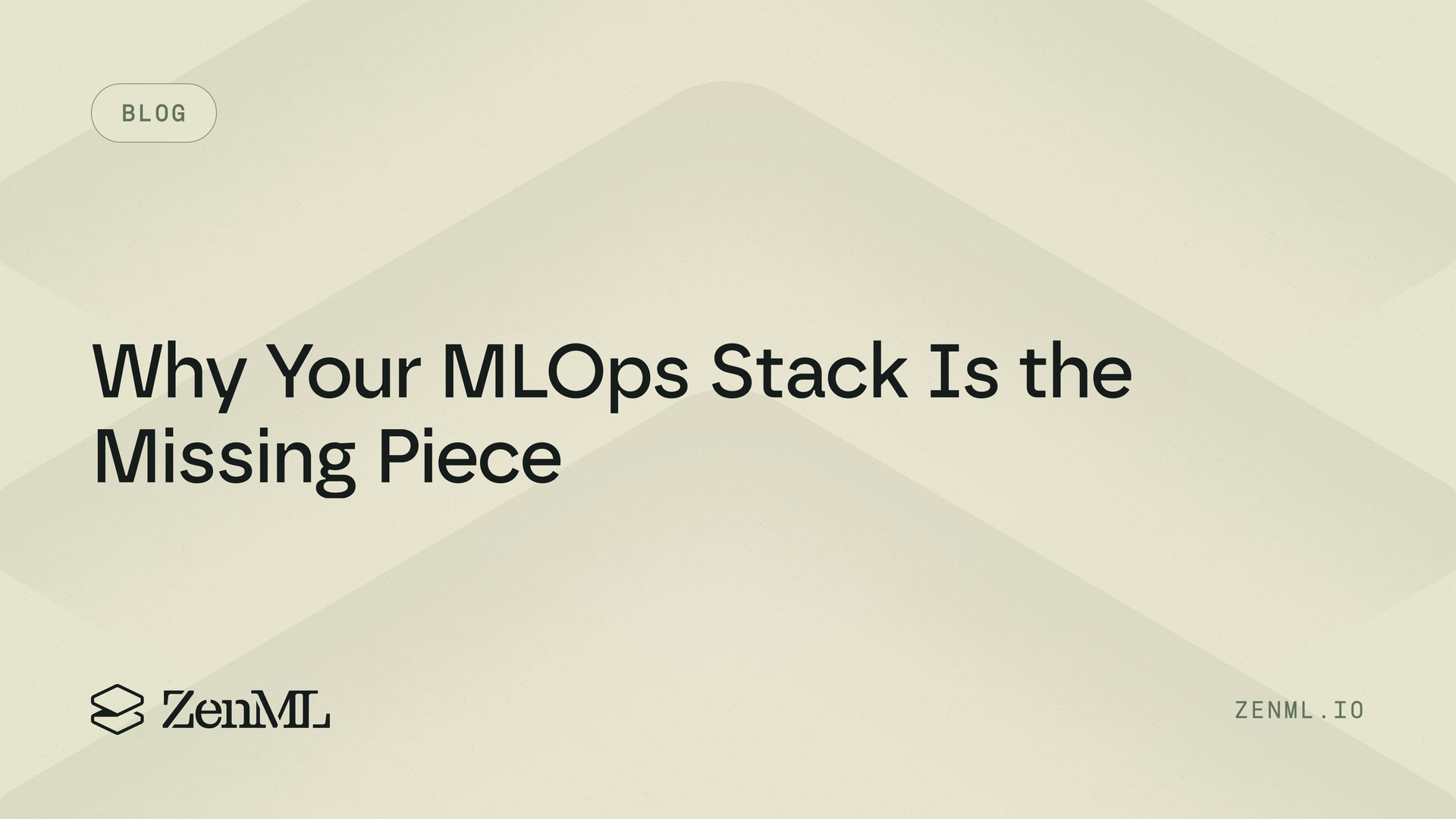 Production-Ready AI Agents: Why Your MLOps Stack is the Missing Piece