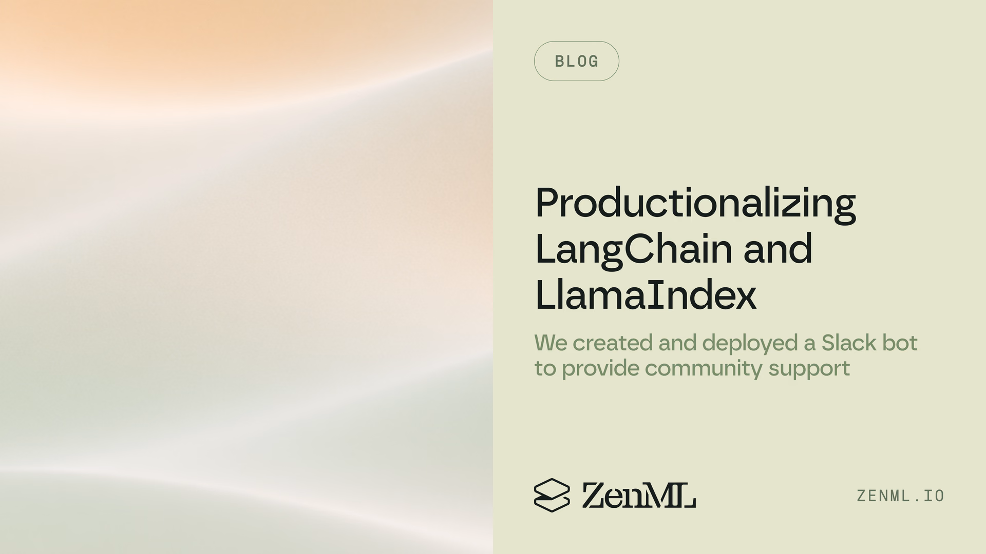 Productionalizing LangChain and LlamaIndex with a ZenML MLOps Pipeline to Help Community Slack Support