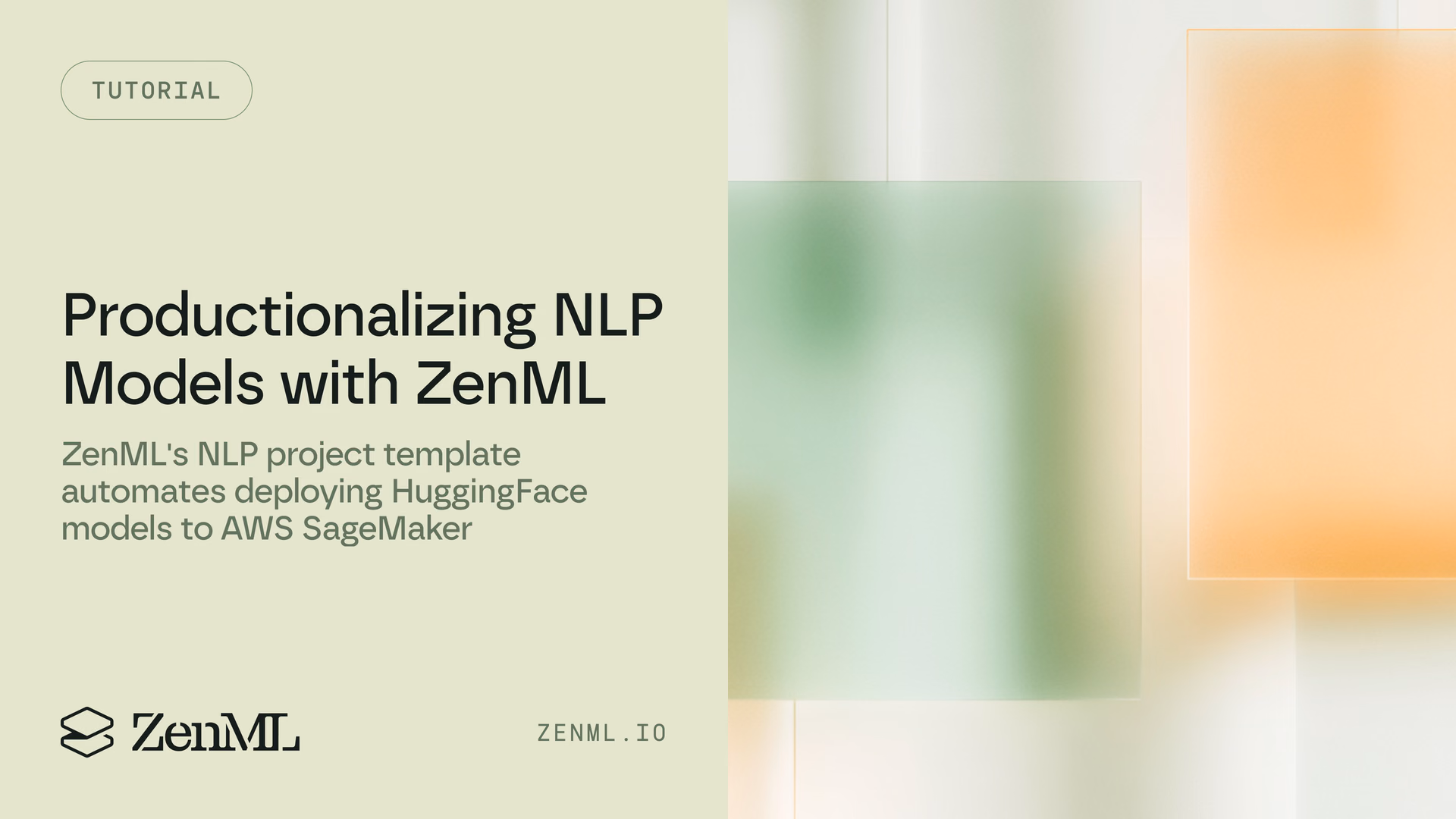Productionalizing NLP models with ZenML