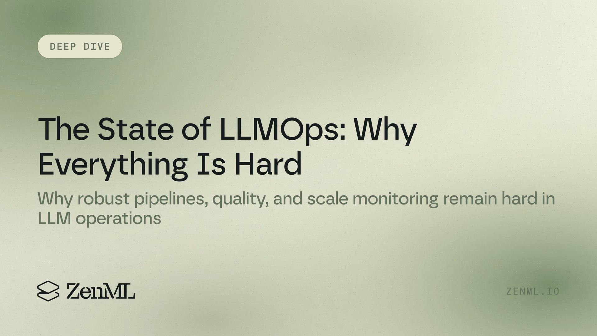 The State of LLM Operations or LLMOps: Why Everything is Hard (And That's OK)