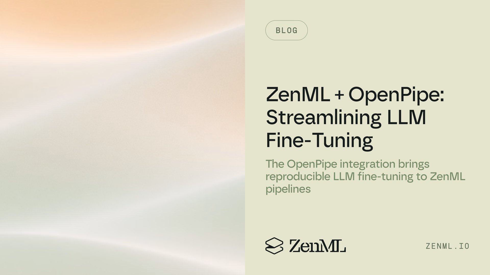 Streamlining LLM Fine-Tuning in Production: ZenML + OpenPipe Integration
