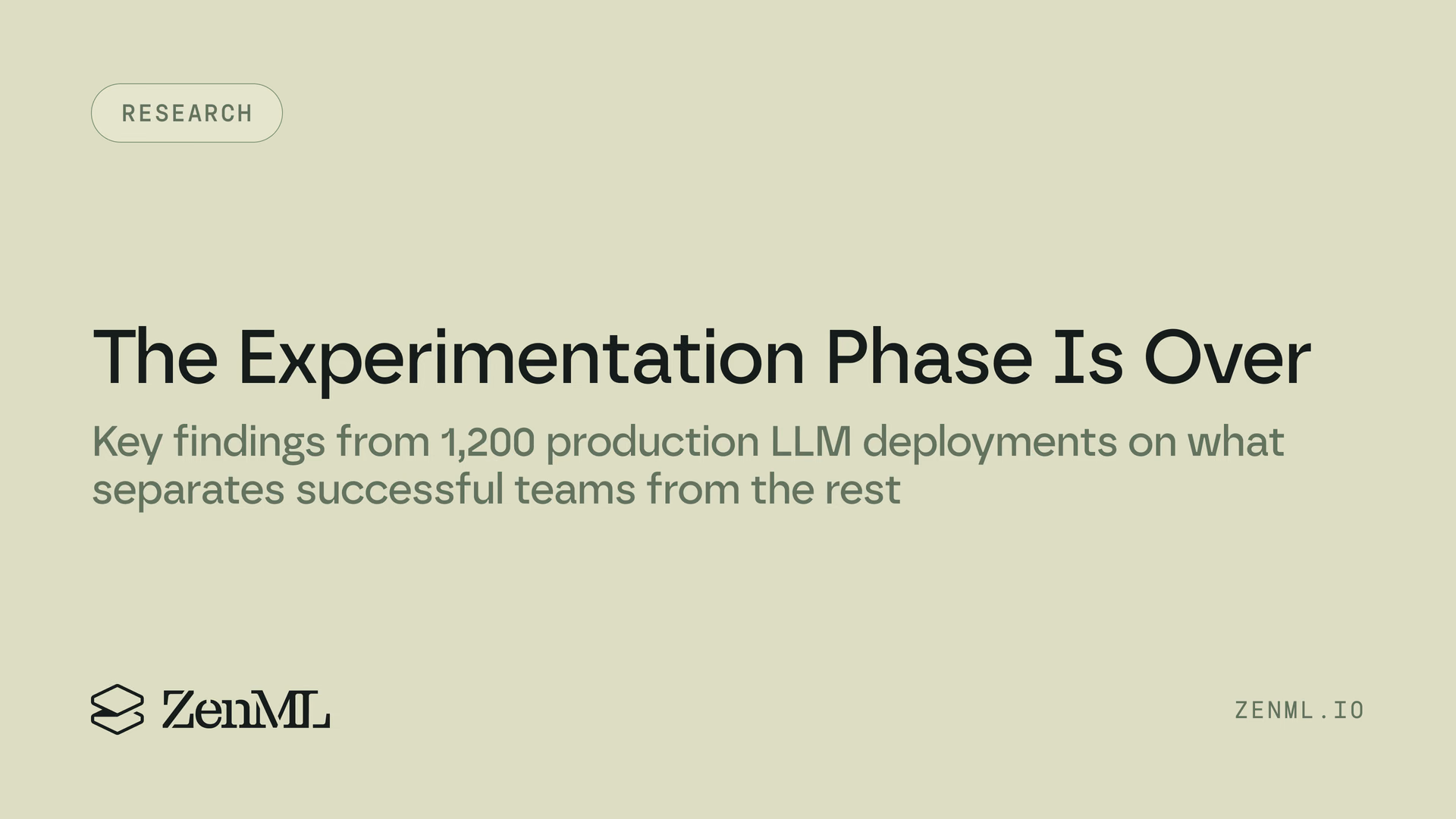 The Experimentation Phase Is Over: Key Findings from 1,200 Production Deployments