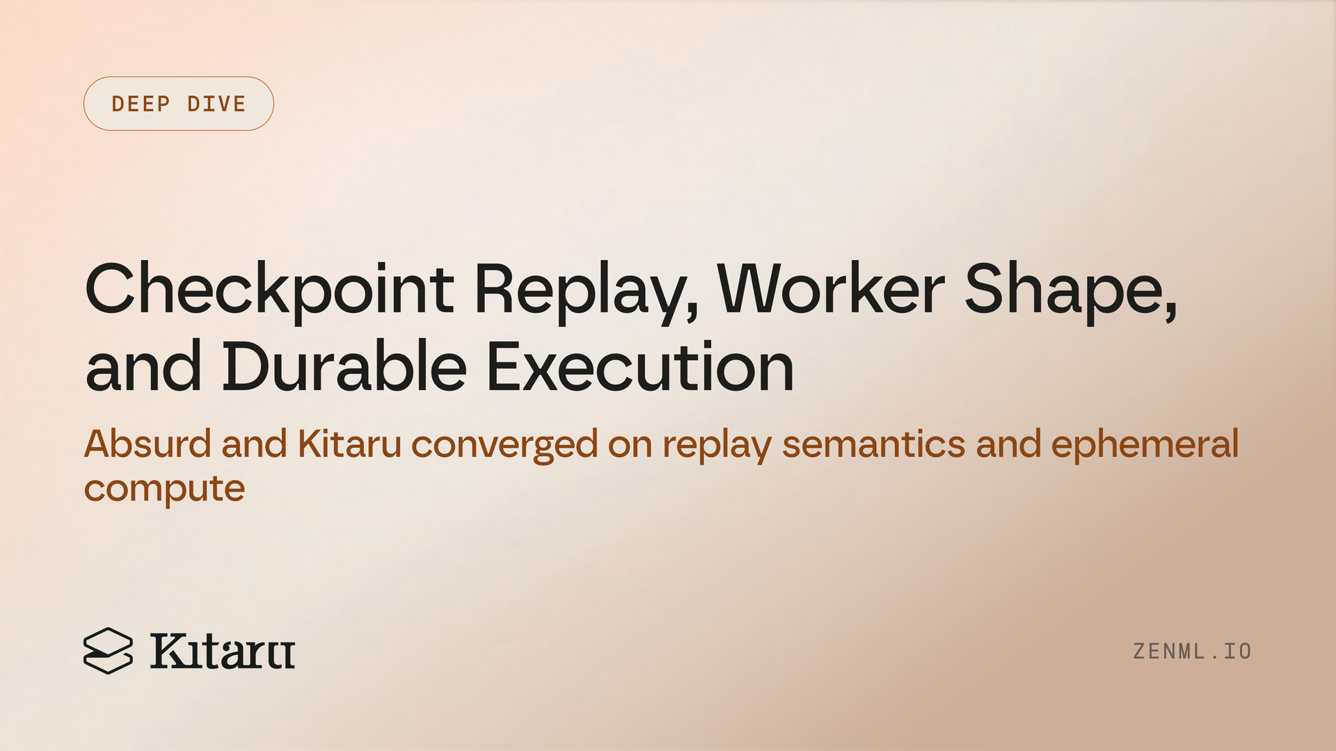 Where durable execution is going
