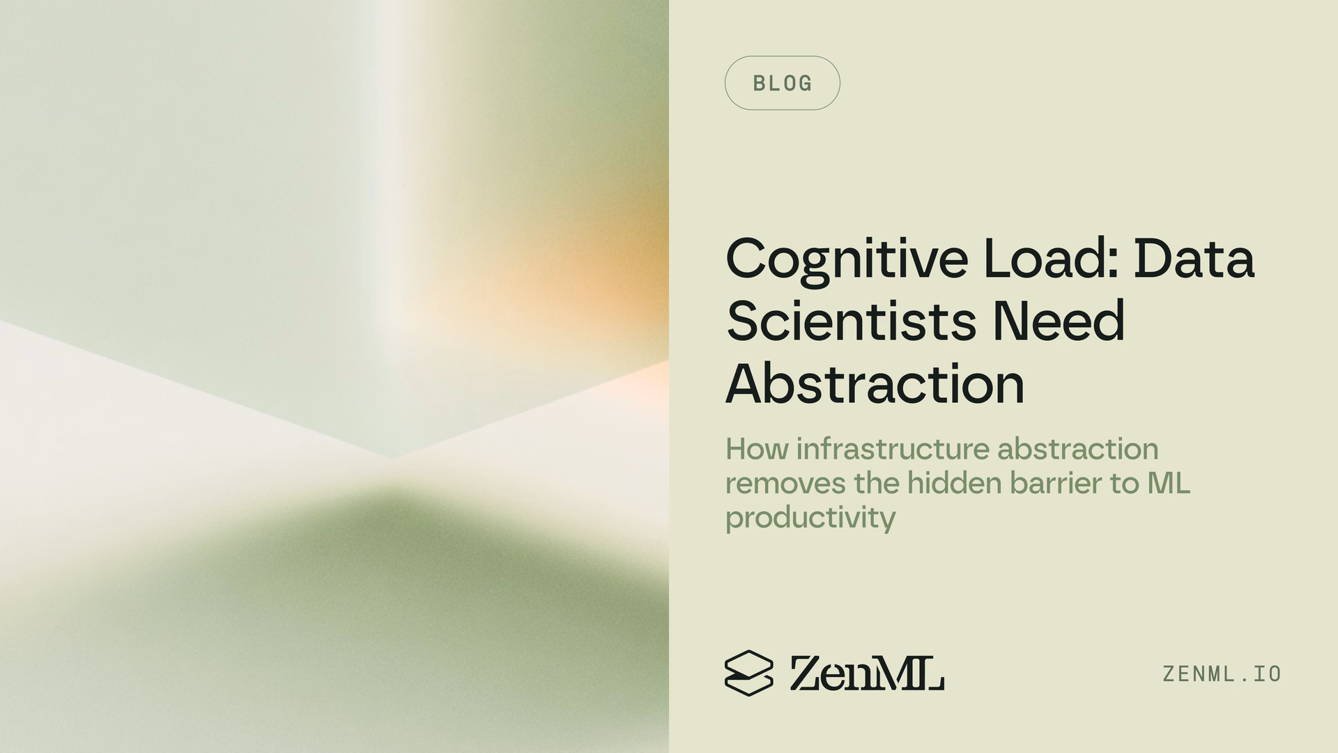 Cognitive Load in MLOps: Why Your Data Scientists Need Infrastructure Abstraction