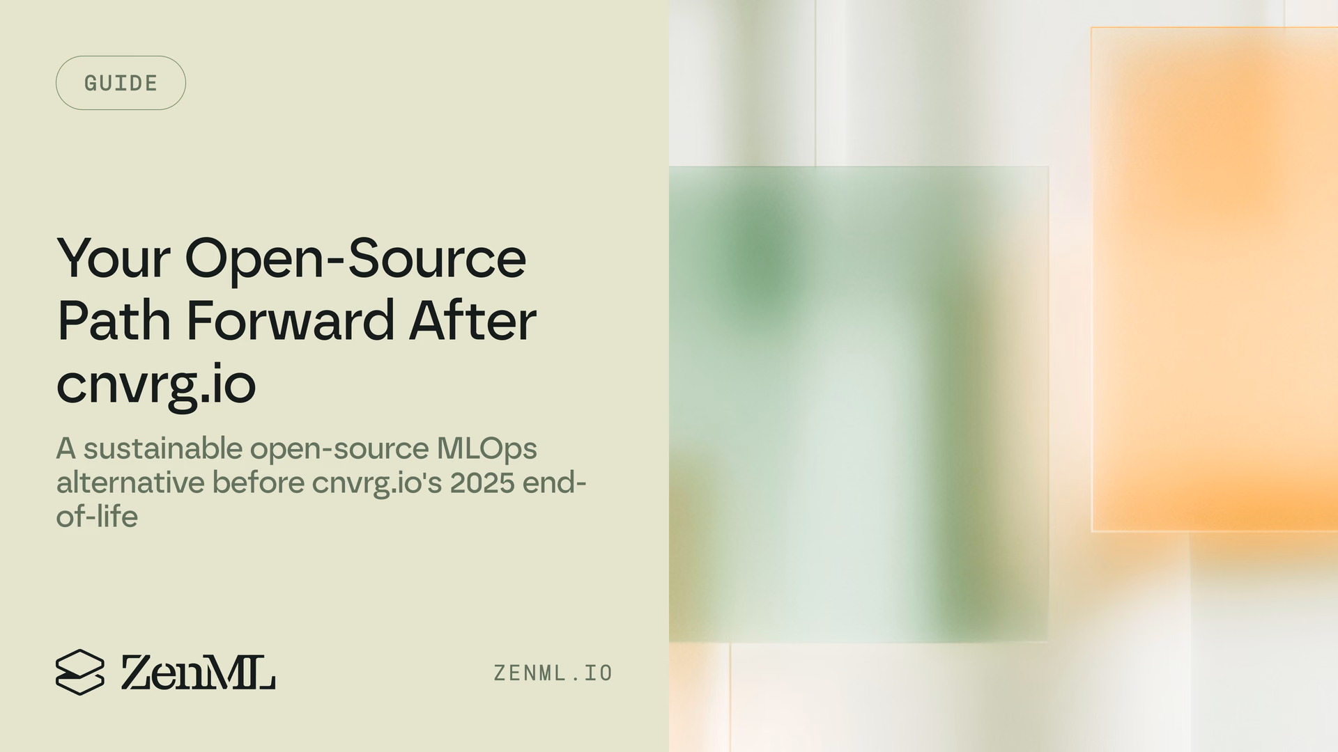 ZenML: Your Open-Source Path Forward After cnvrg.io
