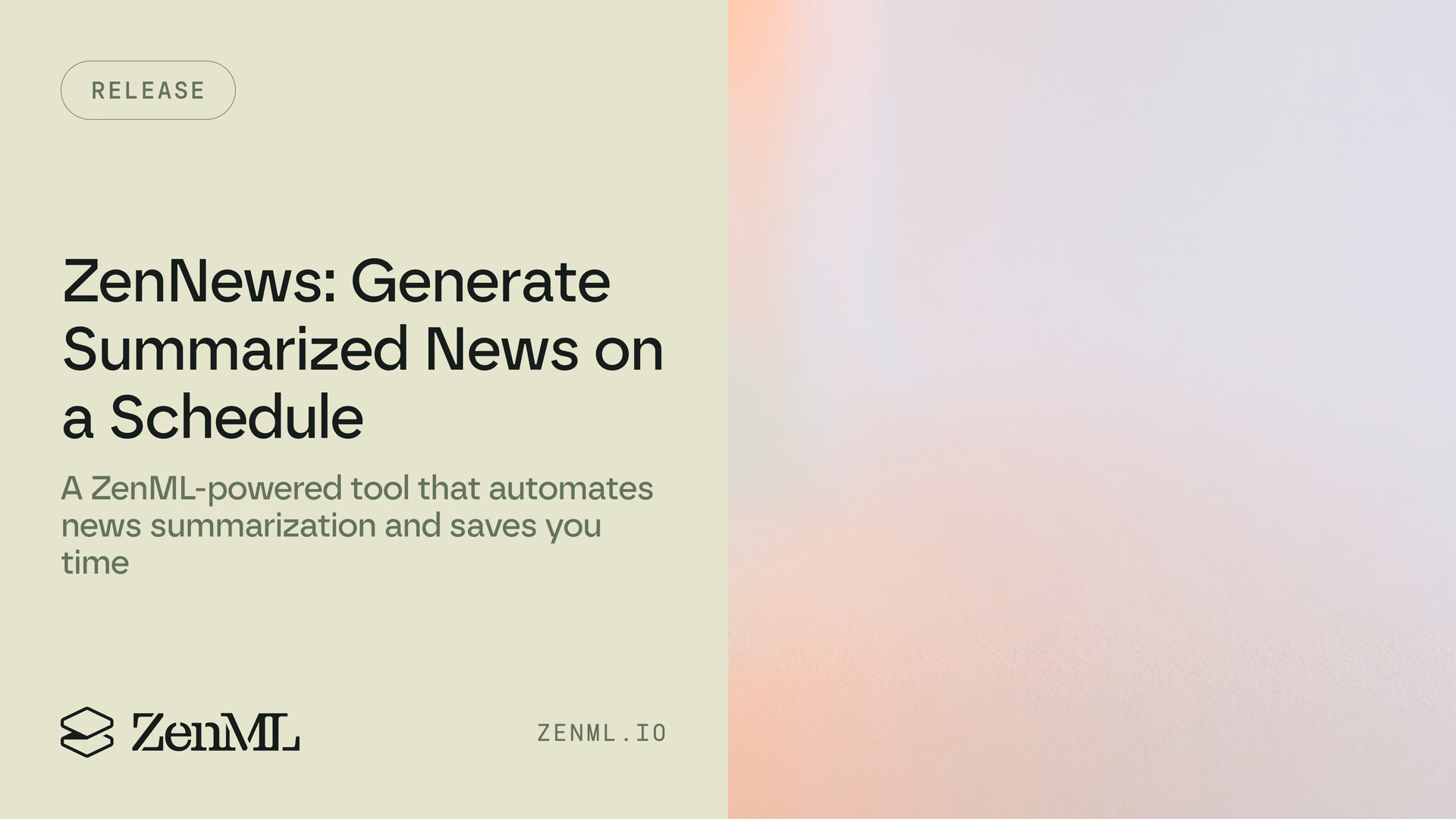 ZenNews: Generate summarized news on a schedule