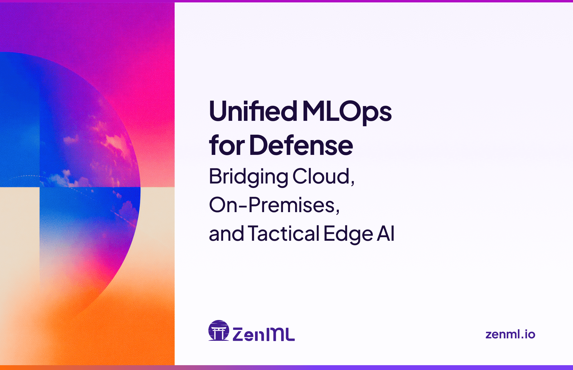 Unified MLOps for Defense: Bridging Cloud, On-Premises, and Tactical Edge AI