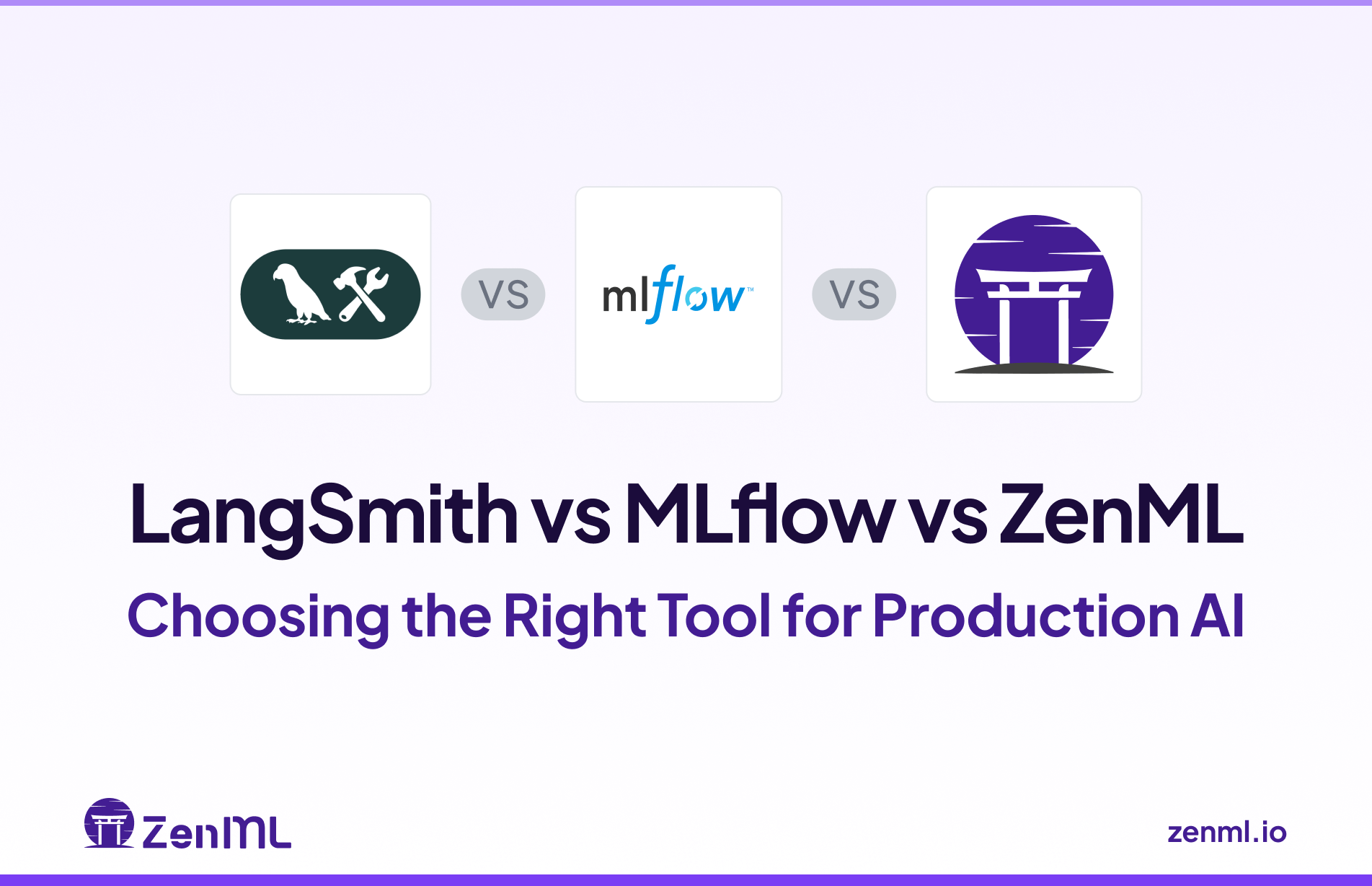 LangSmith vs MLflow vs ZenML: Choosing the Right Tool for Production AI