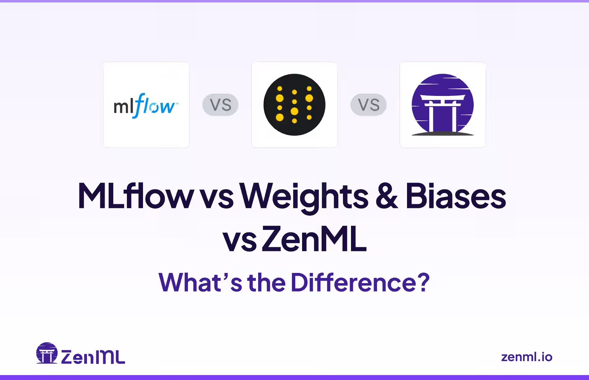MLflow vs Weights & Biases vs ZenML: What’s the Difference? - ZenML Blog