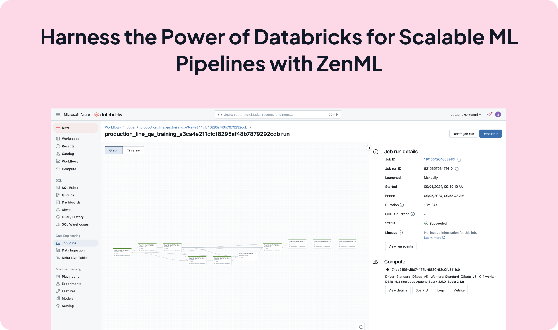 Databricks integration screenshot