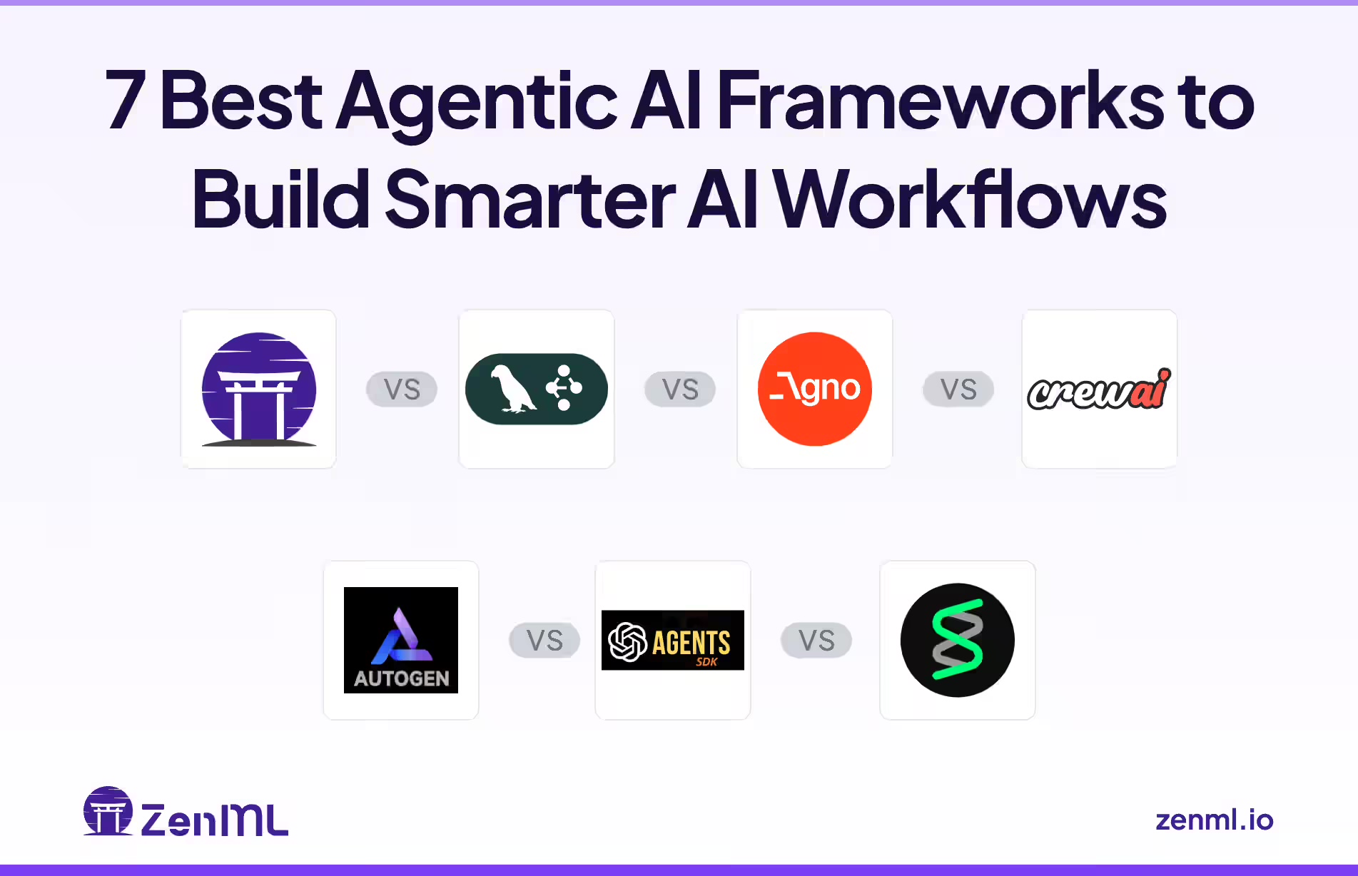 7 Best Agentic AI Frameworks to Build Smarter AI Workflows - ZenML Blog