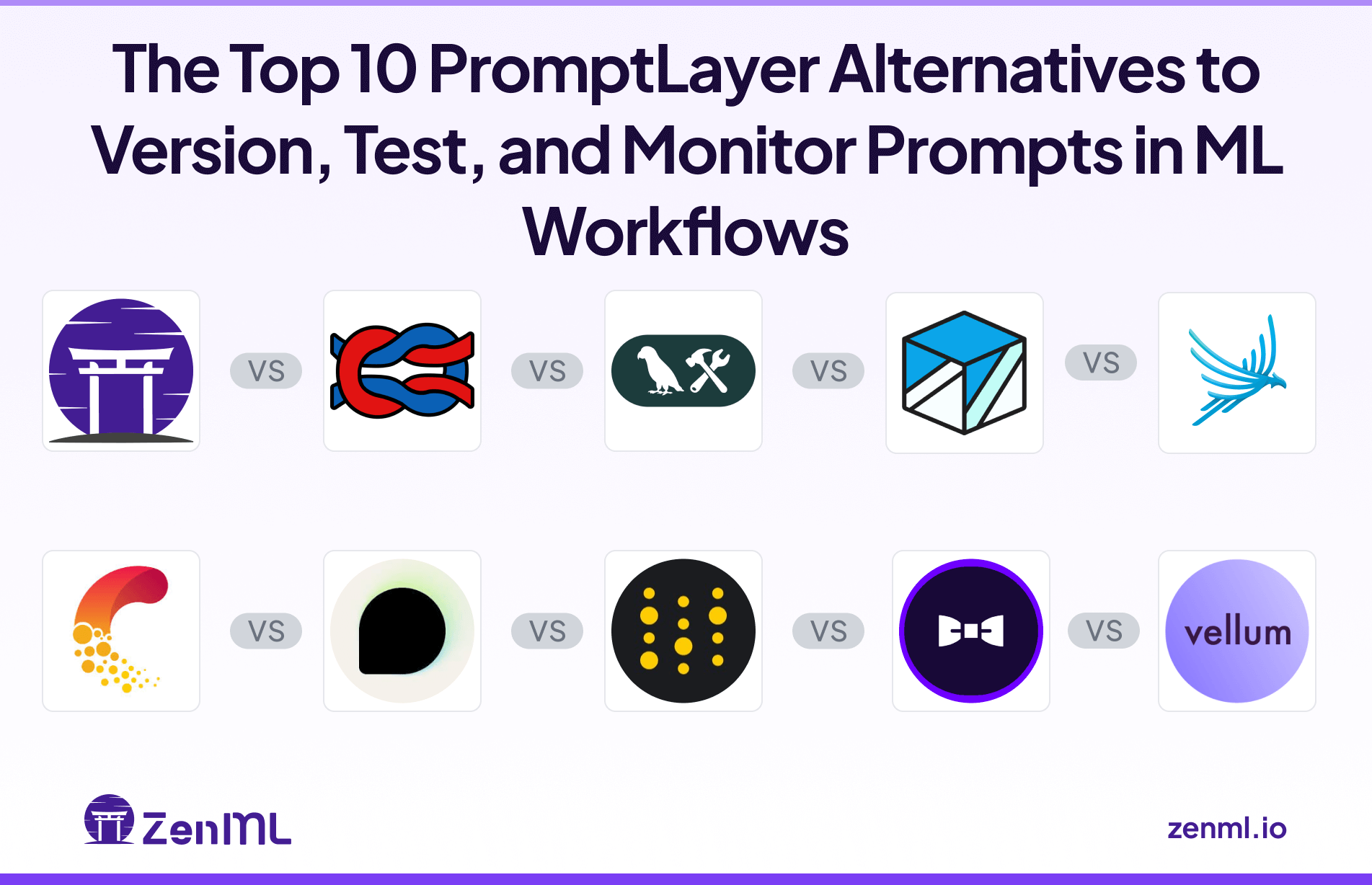 The Top 10 PromptLayer Alternatives to Version, Test, and Monitor Prompts in ML Workflows