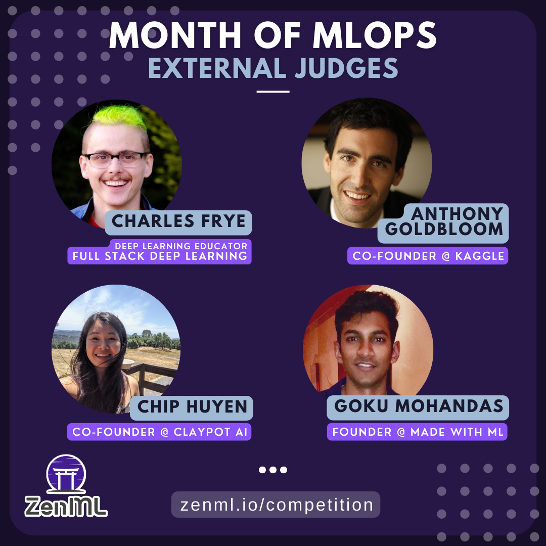 Image showing our judging panel