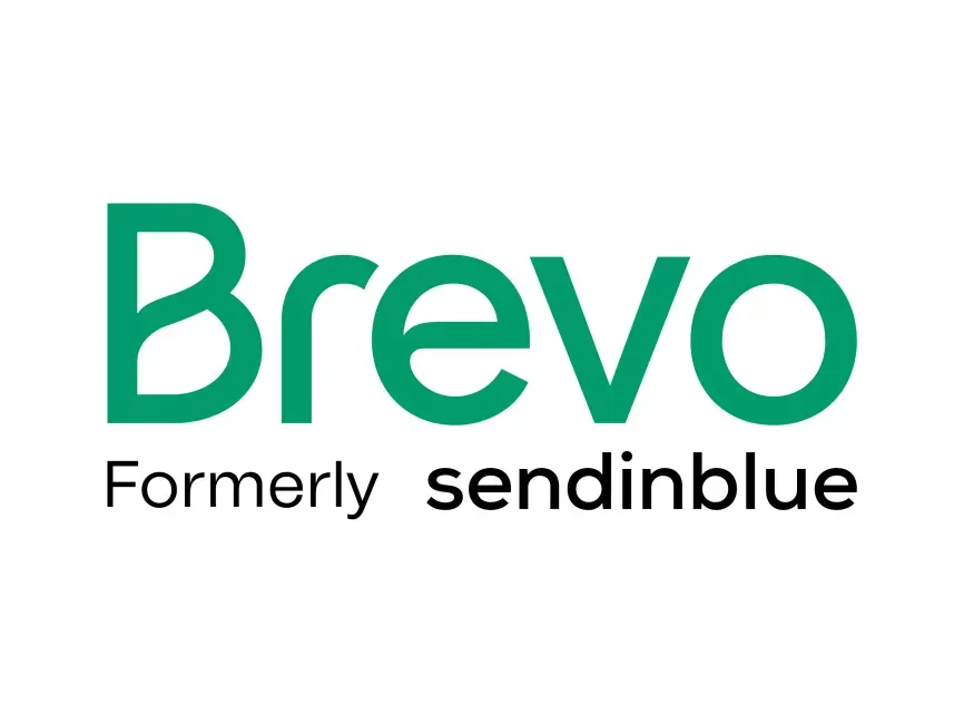 Logo of Brevo, previously known as Sendinblue, displayed in green and black text.