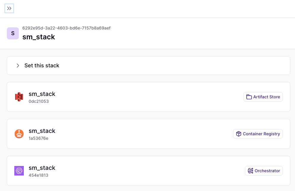 AWS integration screenshot